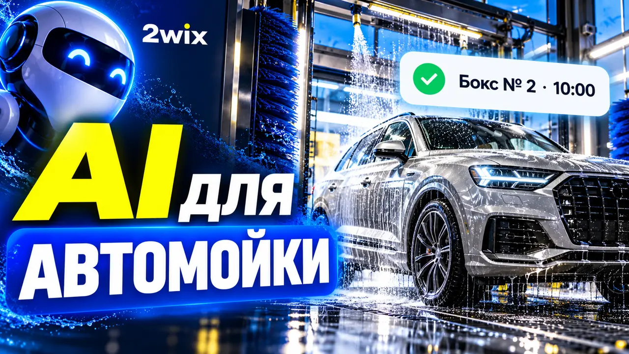 AI-менеджер для автомойки: презентация 2wix