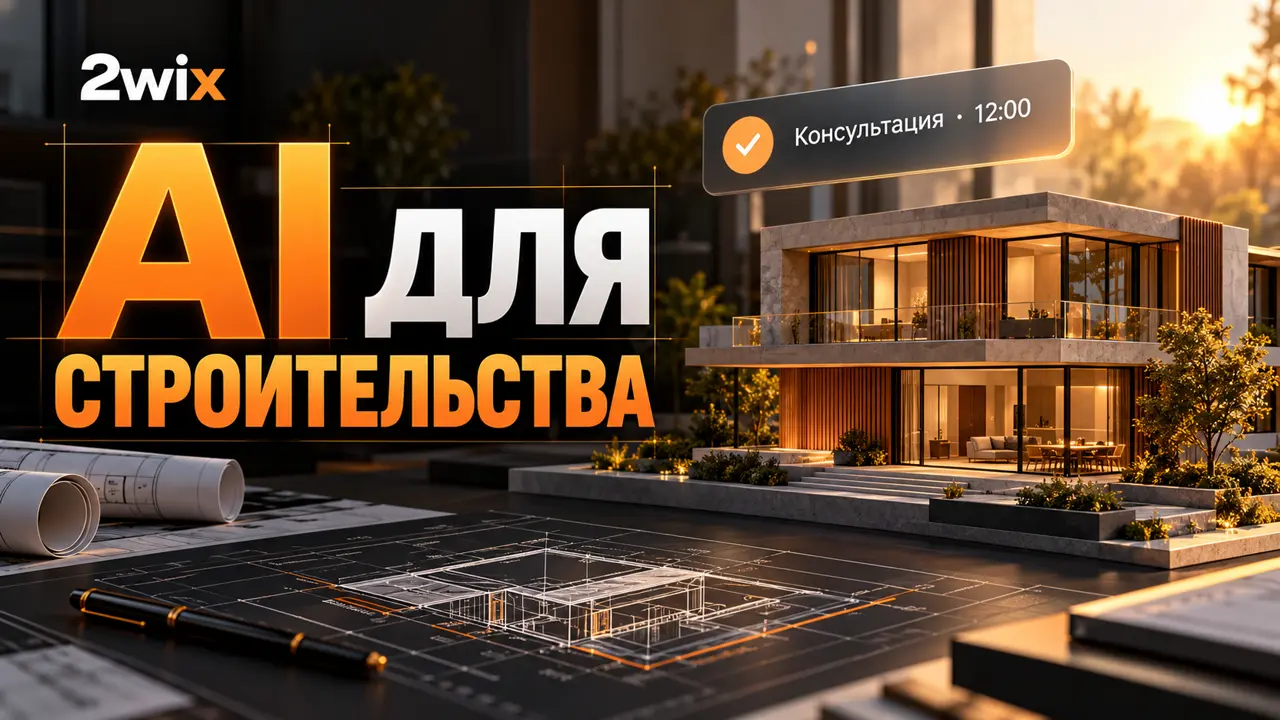 AI-менеджер для строительной компании: презентация 2wix